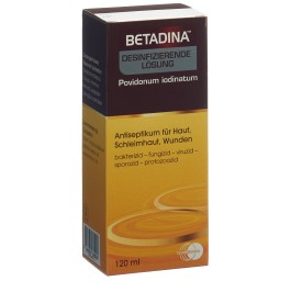 BETADINA solution désinfectante fl 120 ml