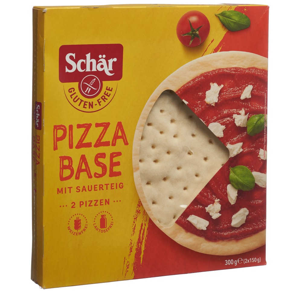 SCHÄR fonds pizza sans gluten 2 x 150 g SCHÄR fonds pizza sans gluten 2 x 150 g