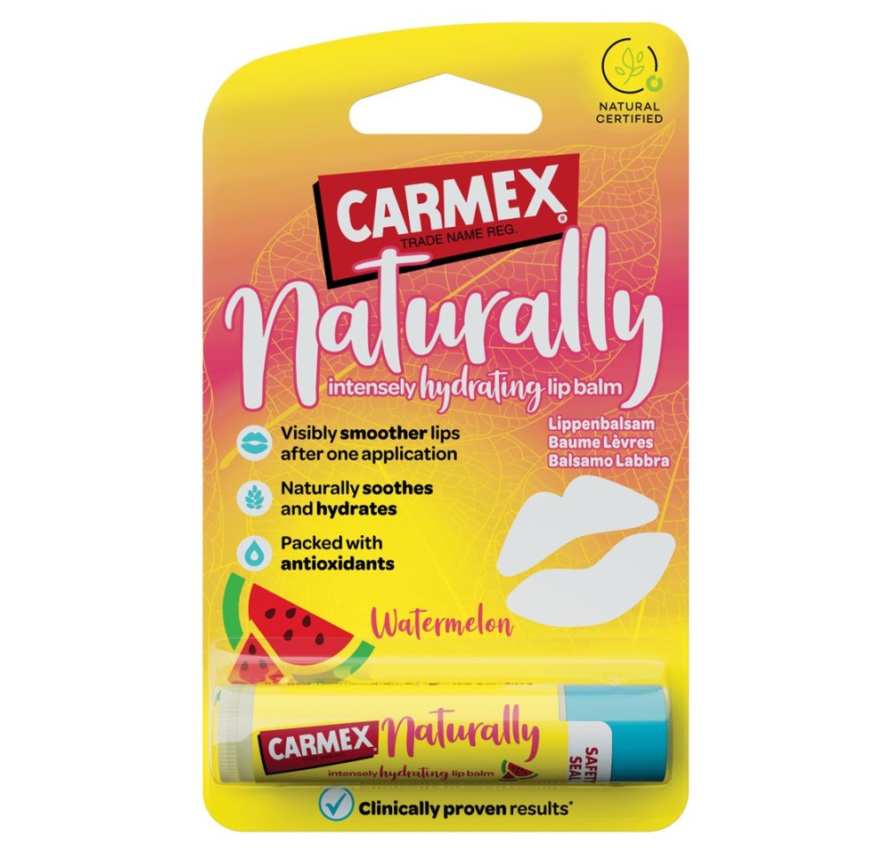 CARMEX baume lèvres Naturally waterme stick 4.25 g