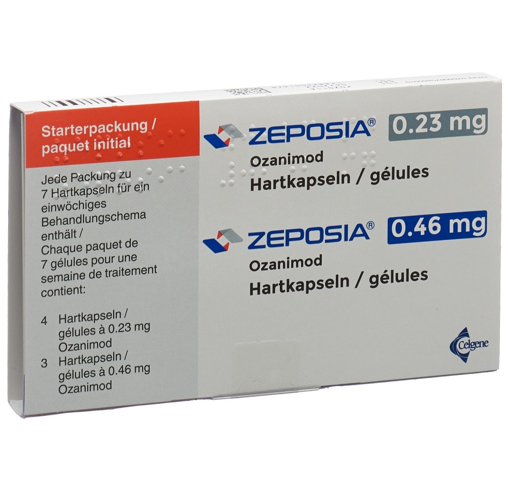 ZEPOSIA emb départ caps 4x0.23mg 3x0.46mg 7 pce ZEPOSIA emb départ caps 4x0.23mg 3x0.46mg 7 pce