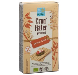 PURAL Croq'avoine sésame chia sans gluten 160 g