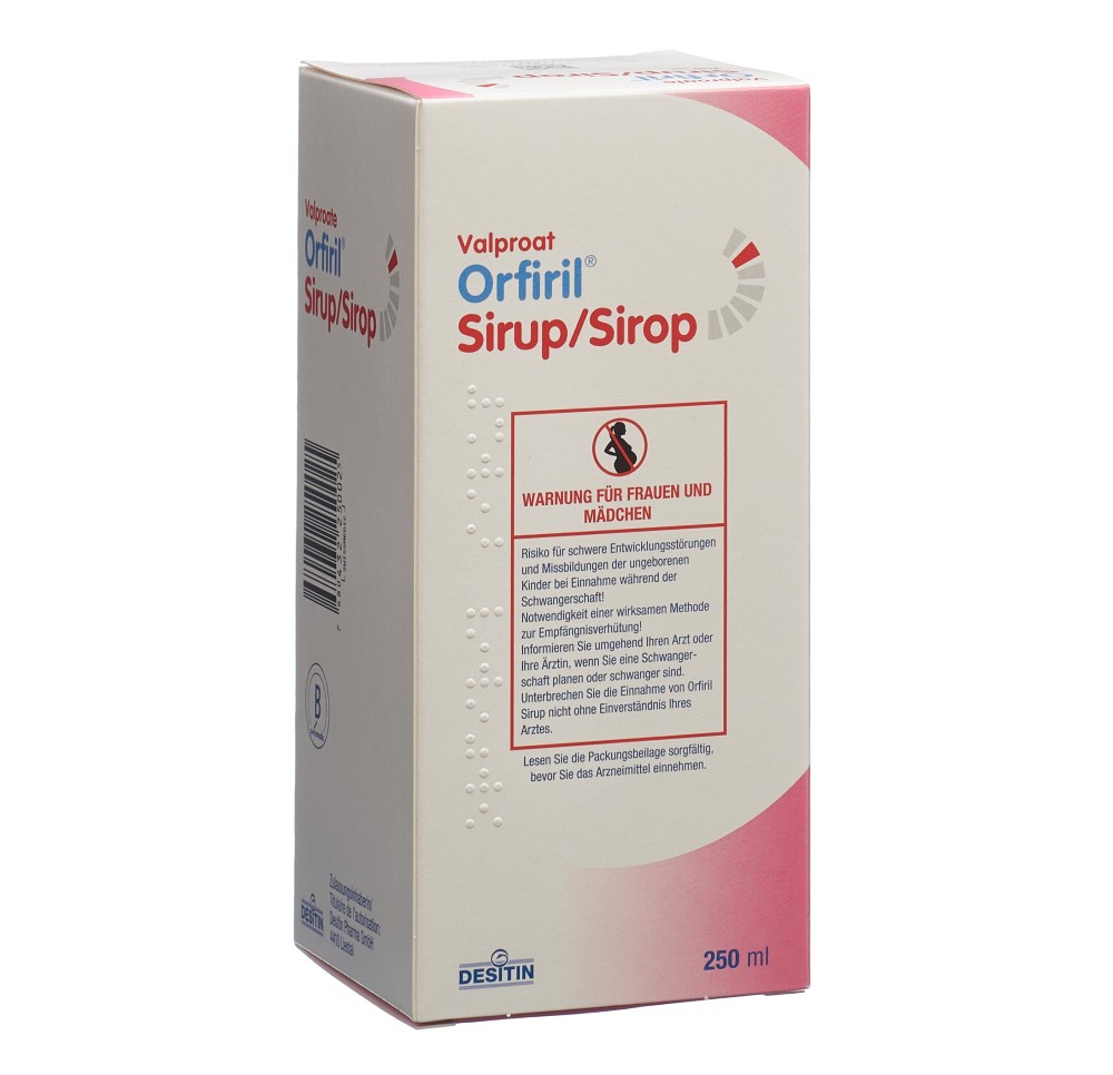ORFIRIL sirop 300 mg/5ml av ser doseuse fl 250 ml ORFIRIL sirop 300 mg/5ml av ser doseuse fl 250 ml