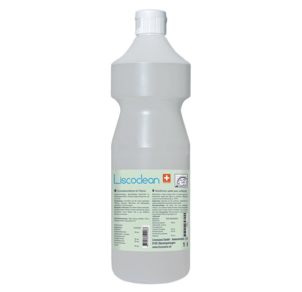 LISCOCLEAN désinfectant surface fl 1 lt