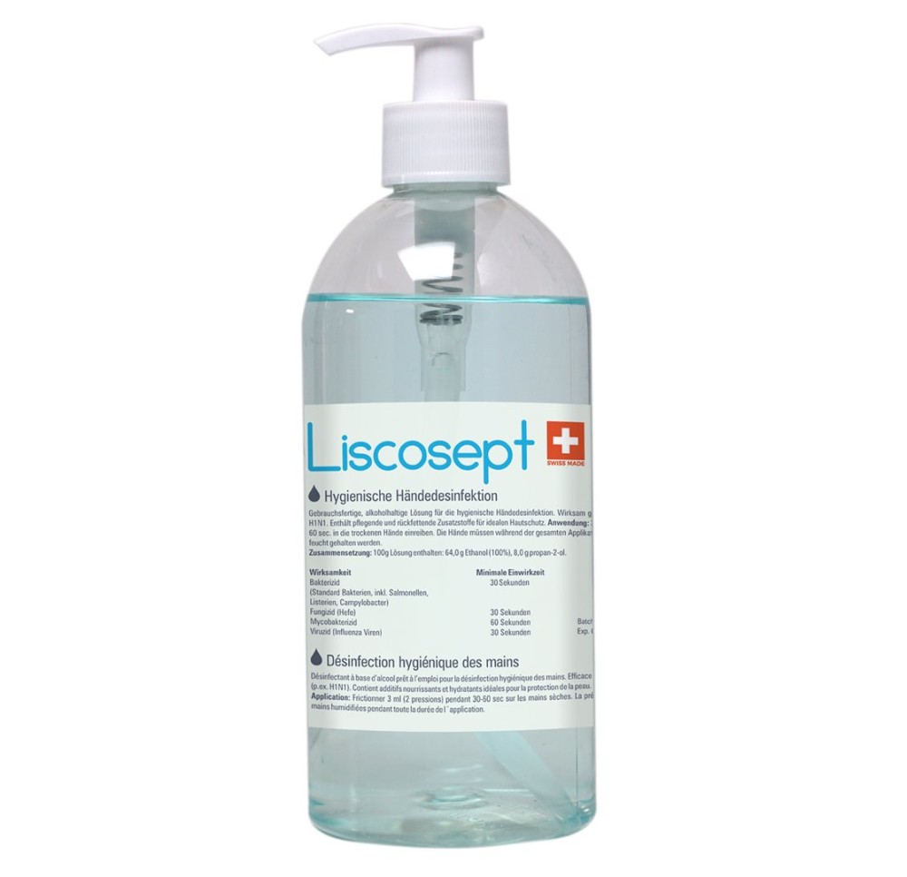 LISCOSEPT désinfectant mains pompe doseuse 500 ml