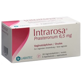 INTRAROSA supp vag 6.5 mg avec applicateurs 28 pce