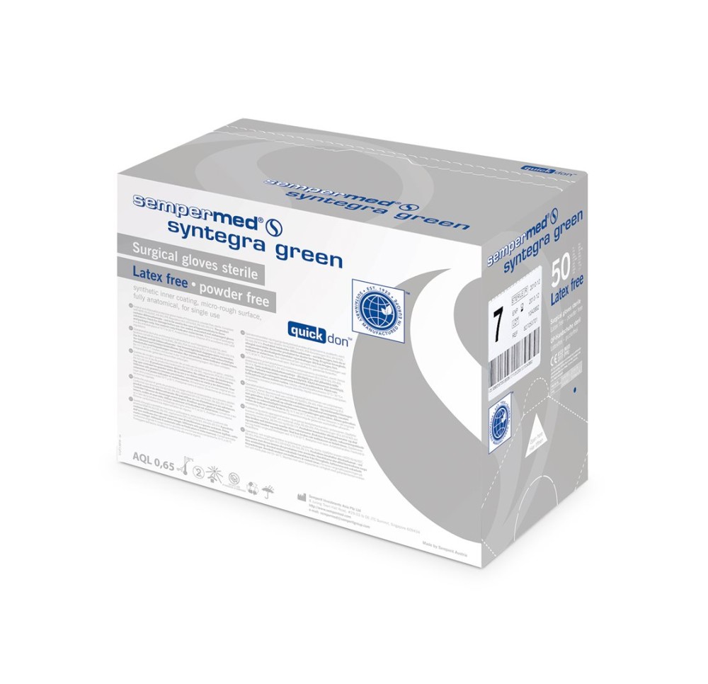 SEMPERMED Syntegra Green gan Gr6 st nou 50 paire