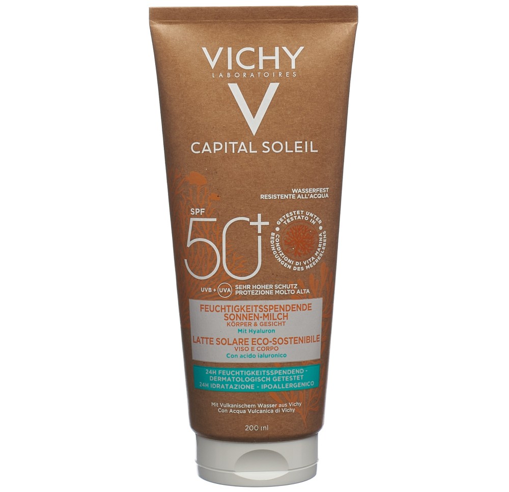 VICHY Capital Soleil Eco lait SPF50 tb 200 ml VICHY Capital Soleil Eco lait SPF50 tb 200 ml