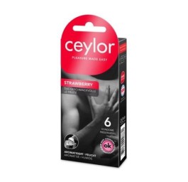 CEYLOR Strawberry préservatif 6 pce