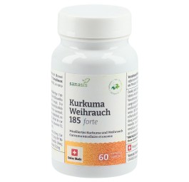 SANASIS Kurkuma Encens 185 forte caps 60 pce