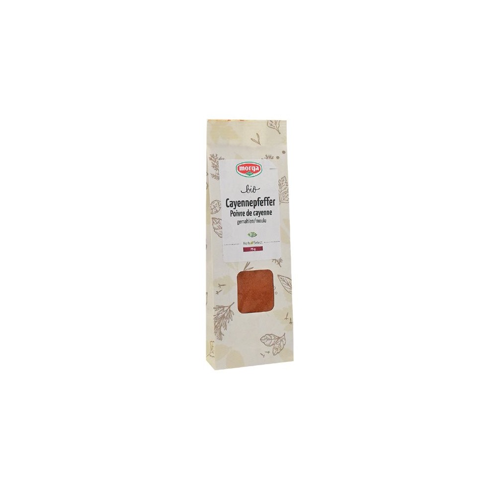MORGA épice poivre de cayenne moulu bio RECH 75 g MORGA épice poivre de cayenne moulu bio RECH 75 g