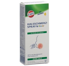 EMS spray contre les maux gorge pour enfants 30 ml
