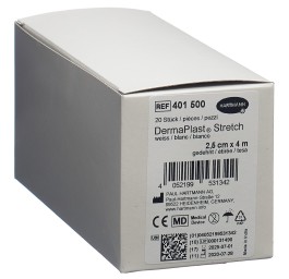 DERMAPLAST Stretch bande gaze 2.5cmx4m bla 20 pce