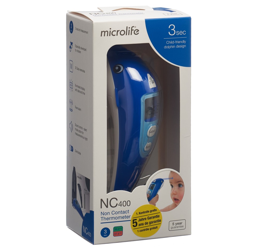 MICROLIFE non-contact thermomètre NC400 enfant MICROLIFE non-contact thermomètre NC400 enfant