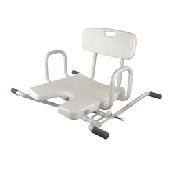 SUNDO siège de bain pivotant blanc