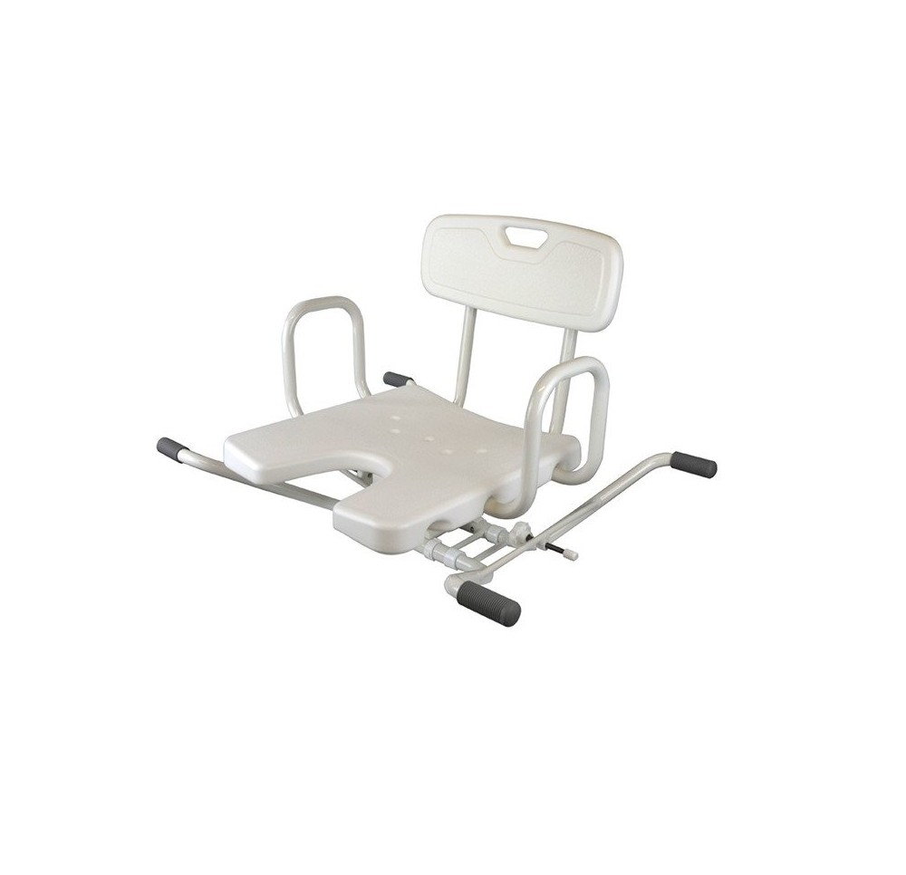 SUNDO siège de bain pivotant blanc