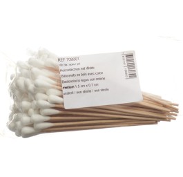 SALZMANN bâton coton bois 150mm M sach 100 pce