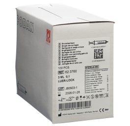 CODAN seringue usage unique 3ml luer lock 100 pce