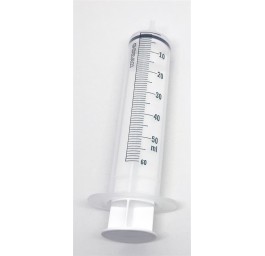 CODAN seringue us uni 60ml luer excentrée 25 pce