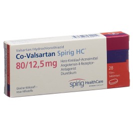 CO-VALSARTAN Spirig HC cpr pell 80/12.5 mg 28 pce