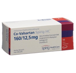 CO-VALSARTAN Spirig HC cpr pell 160/12.5 mg 98 pce