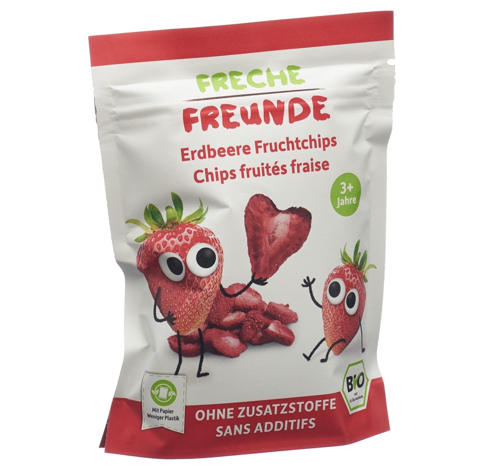 FRECHE FREUNDE chips fruits de fraises 12 g FRECHE FREUNDE chips fruits de fraises 12 g