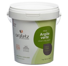 ARGILETZ argile verte instant pâte pot 1 kg