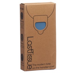 LASTTISSUE mouchoirs réutilisables bleu