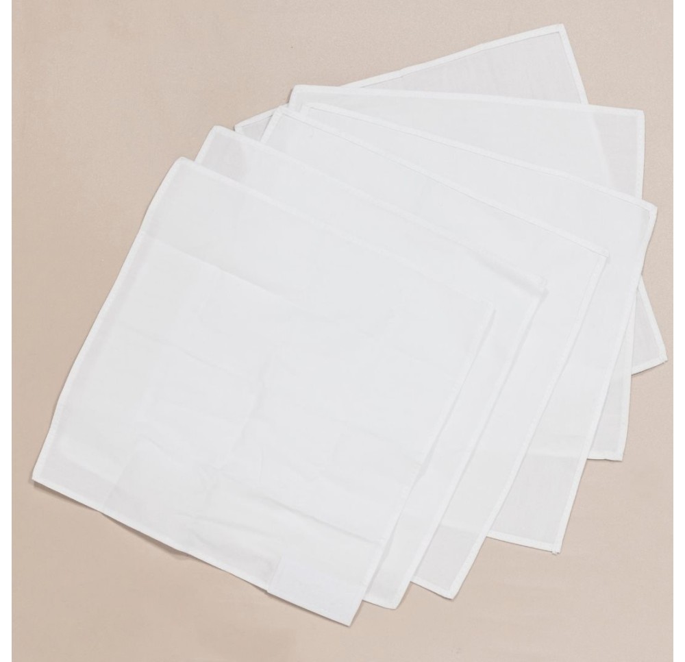 LASTTISSUE Disp mouchoirs réutilisables turqu 6pce