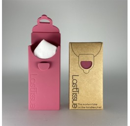 LASTTISSUE Disp mouchoirs réutilisables rouge 6pce