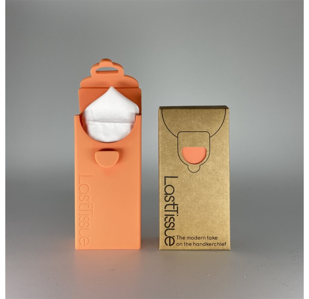 LASTTISSUE Disp mouchoirs réutilisables oran 6pce