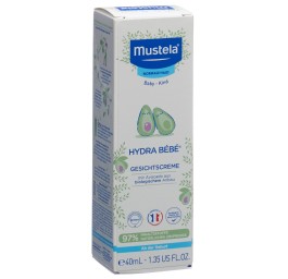 MUSTELA Hydra bébé crème visage peau normale 40 ml