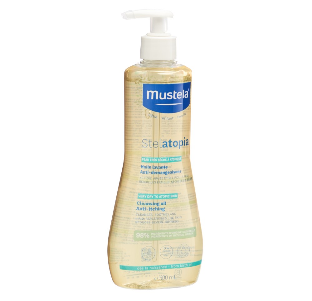 MUSTELA STELATOPIA Huile lavante peau atop 500 ml
