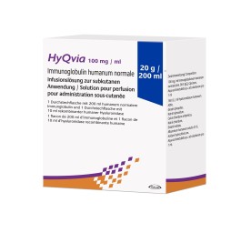 HYQVIA sol perf 20 g/200ml double flacons 200 ml