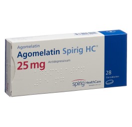 AGOMELATINE Spirig HC cpr pell 25 mg 28 pce