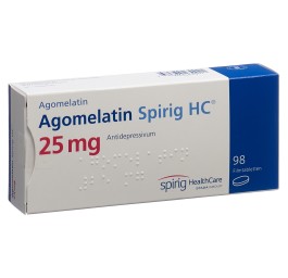 AGOMELATINE Spirig HC cpr pell 25 mg 98 pce