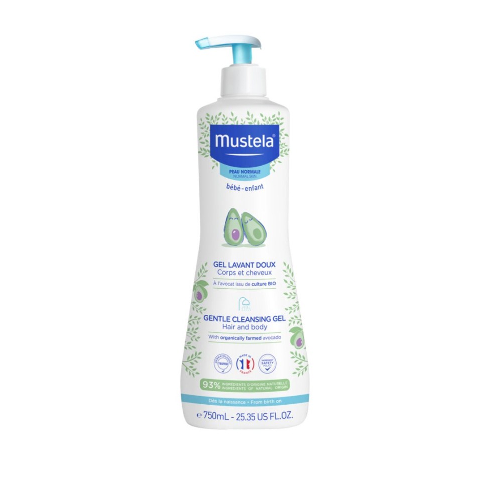 MUSTELA Gel lavant doux peau normale fl 750 ml