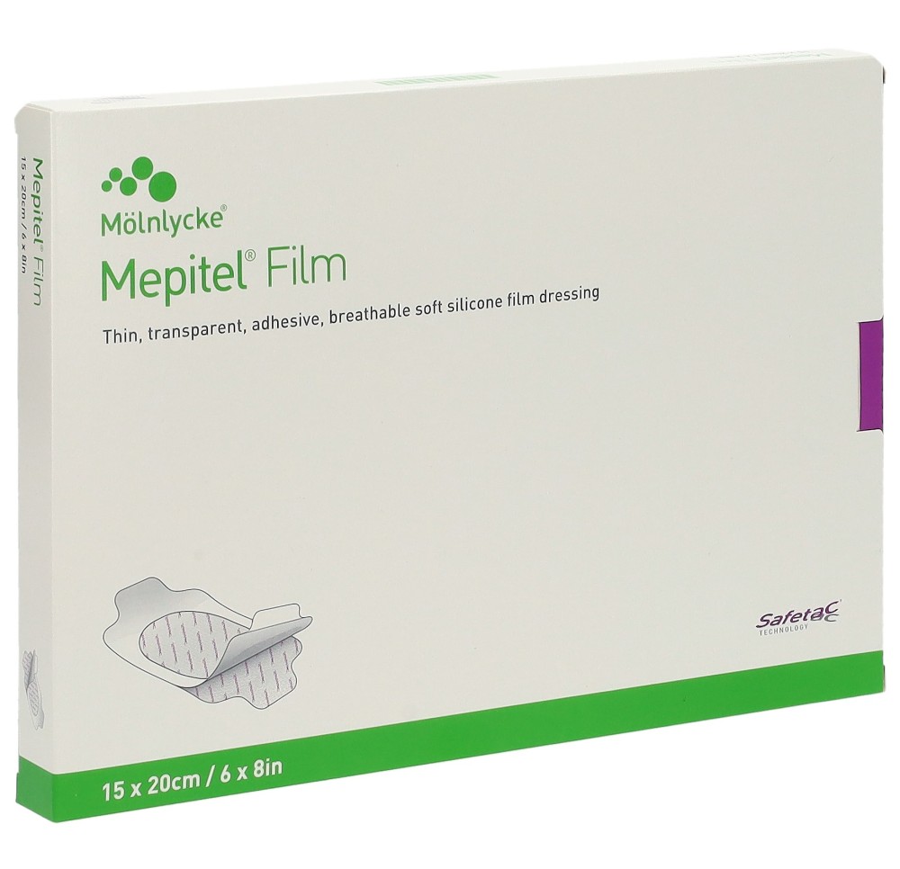 MEPITEL film Safetac 15x20cm (nouveau) 10 pce
