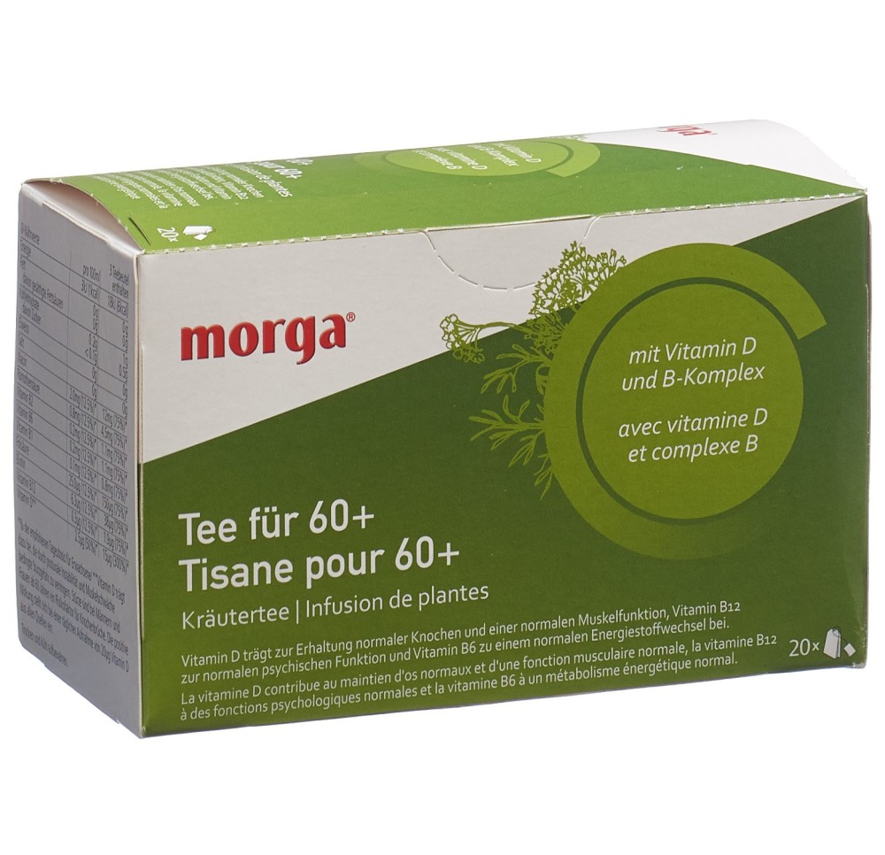MORGA tisane pour 60+ a/p sach 20 pce MORGA tisane pour 60+ a/p sach 20 pce
