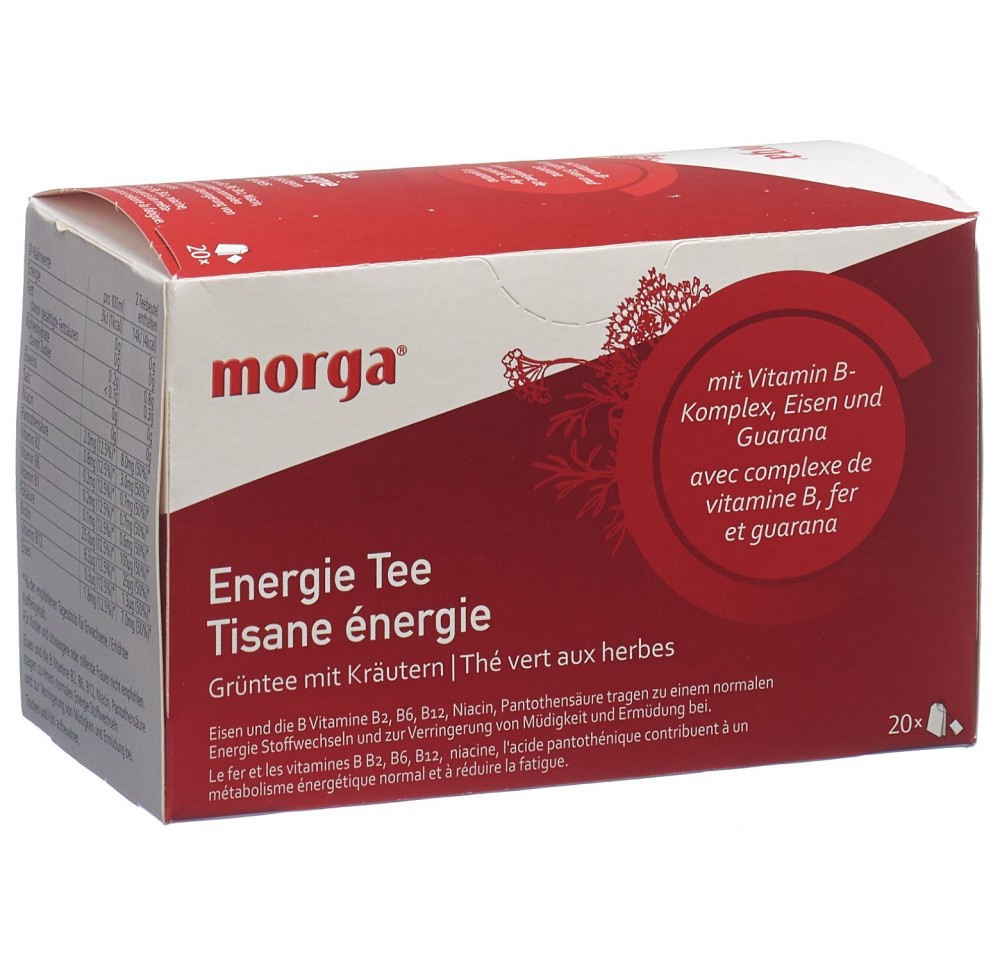 MORGA tisane énergie a/p sach 20 pce MORGA tisane énergie a/p sach 20 pce