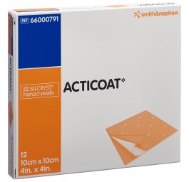 ACTICOAT pansement vulnéraire 10x10cm stér 12 pce