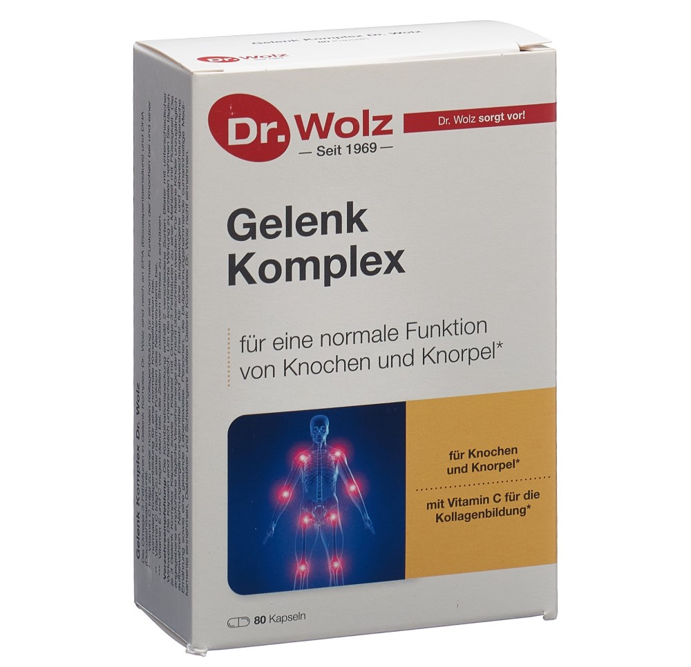DR. WOLZ Complexe articulaire caps blist 80 pce