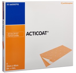 ACTICOAT pansement vulnéraire 20x40cm stér 6 pce
