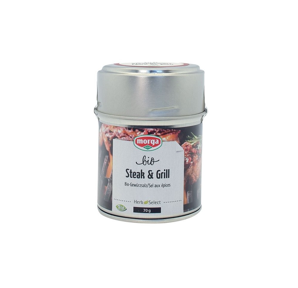 MORGA épice steak & grill bio bte 70 g MORGA épice steak & grill bio bte 70 g