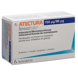 ATECTURA BREEZHALER caps inh 150mcg/80mcg 30 pce