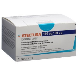 ATECTURA BREEZHALER caps inh 150mcg/80mcg 90 pce