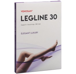 VENOSAN LEGLINE 30 a-d XS black 1 paire