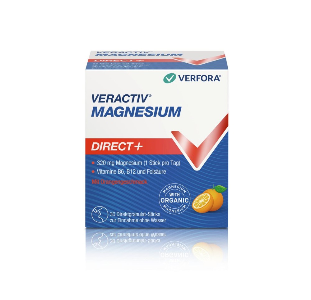 VERACTIV Magnesium Direct+ orange stick 30 pce
