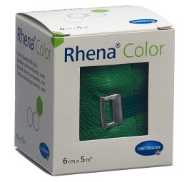 RHENA Color bandes élastiques 6cmx5m vert