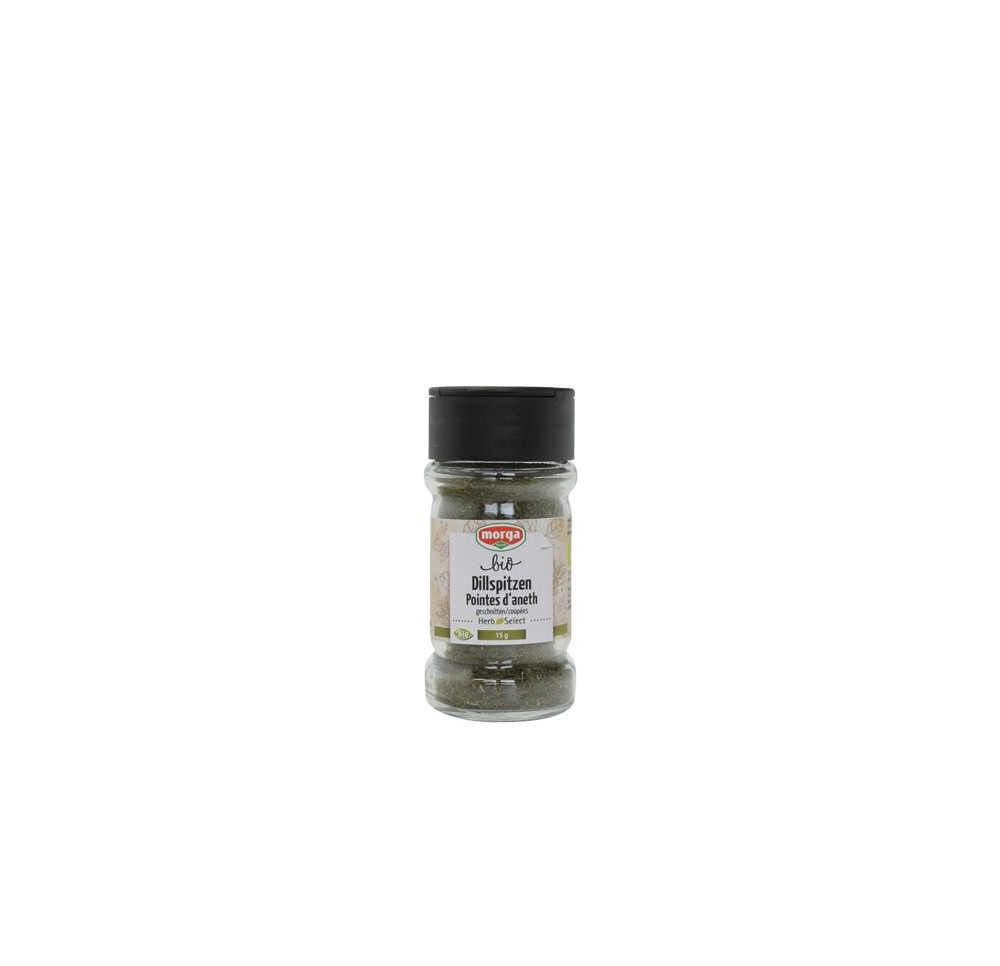 MORGA épice pointes d'aneth coupées bio verre 15 g MORGA épice pointes d'aneth coupées bio verre 15 g