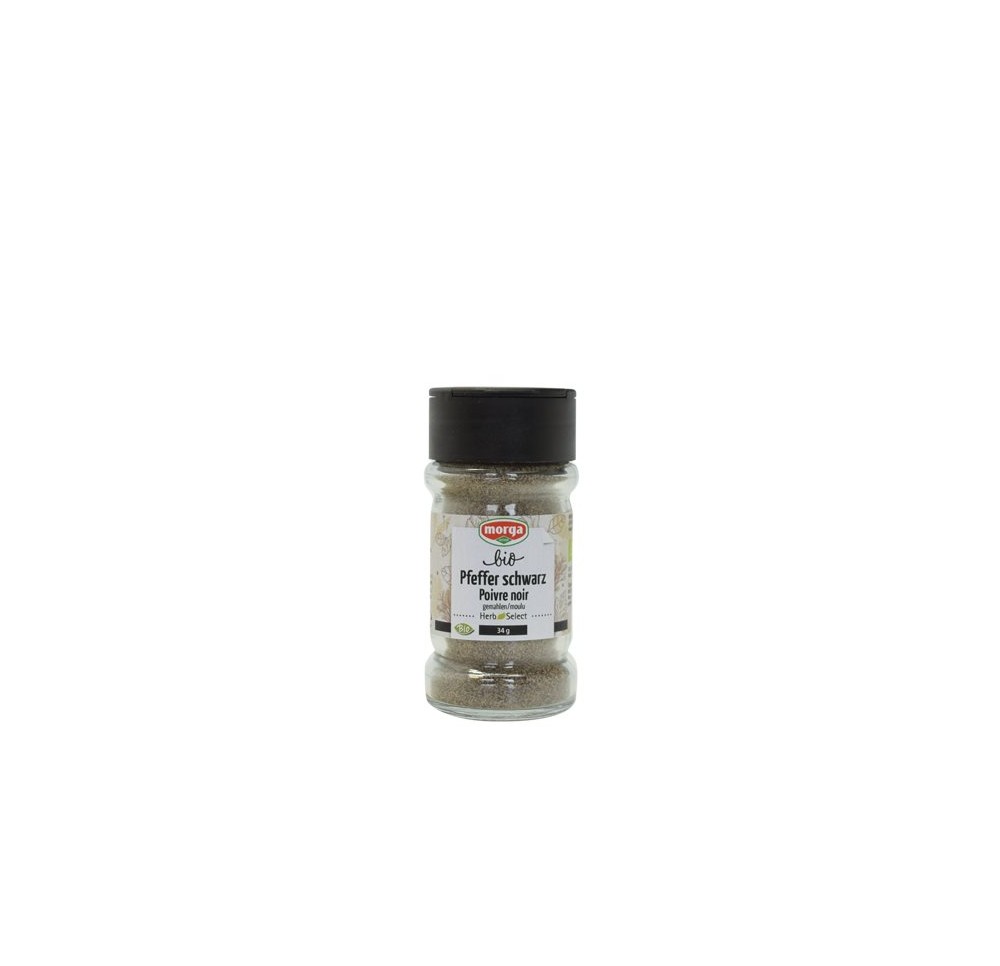 MORGA épice poivre noir moulu bio 34 g